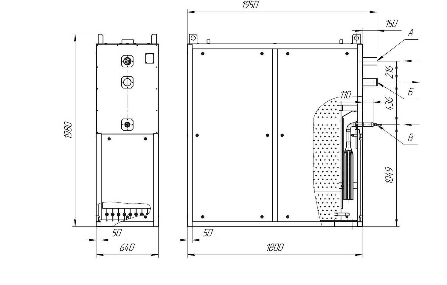 Пленочный испаритель ИП-36ПВ